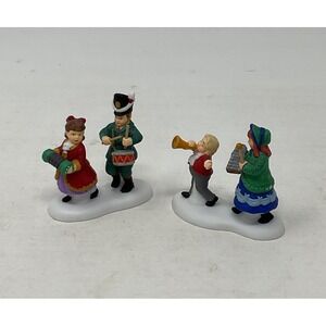 Dept 56 Christmas Morning Parade Dickens Heritage Village 2 Pieces 56.58575